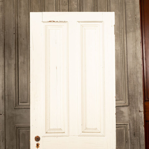 #43106 30x76 Salvaged Antique 4 Panel Interior Door image 6