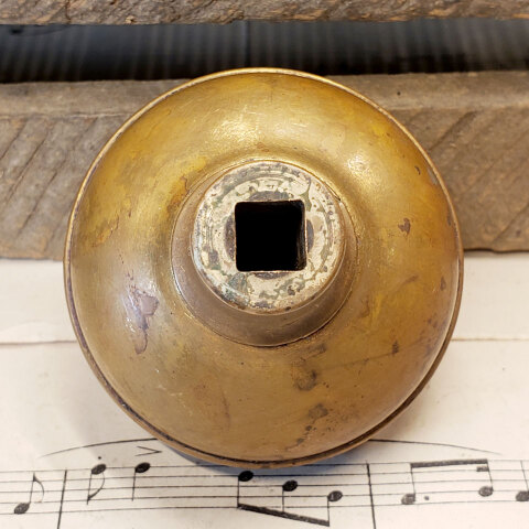 #43112 Antique Reading Single Brass Doorknob image 5