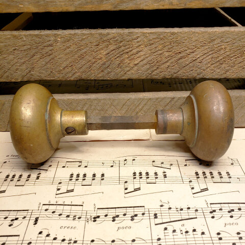 #43114 Antique Russell & Erwin St Julien Doorknobs image 3