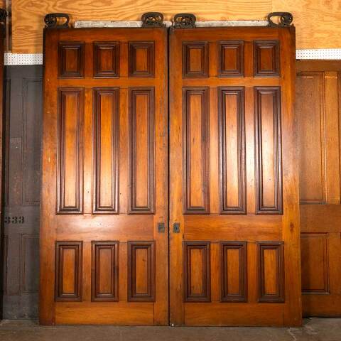#43133 89x104 Salvaged Antique Pocket Doors image 5