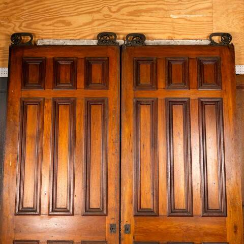 #43133 89x104 Salvaged Antique Pocket Doors image 6