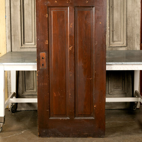 #43180 30x83 Salvaged Antique 4 Panel Interior Door image 6