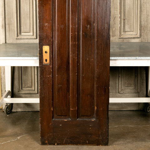 #43182 26x84 Salvaged Antique 4 Panel Interior Door image 6