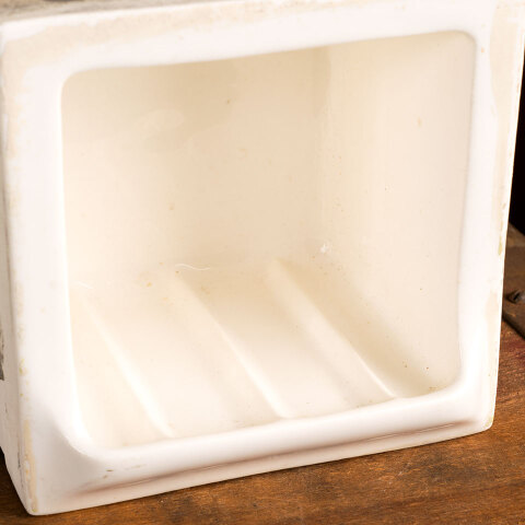 #43269 Antique Built-in Bathroom Soap Holder image 3