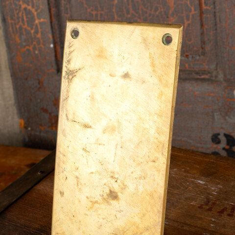 #43303 Antique Brass Door Push Plate Hardware image 3