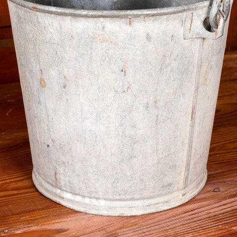#43404 Vintage Galvanized Pail Bucket with Handle image 4