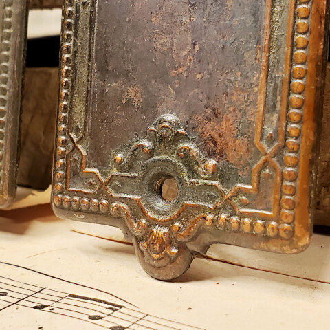 #43525 Antique Russwin Mecca Door Hardware Set image 5