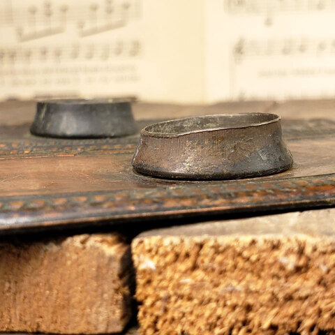 #43525 Antique Russwin Mecca Door Hardware Set image 6