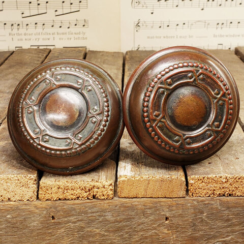 #43525 Antique Russwin Mecca Door Hardware Set image 7