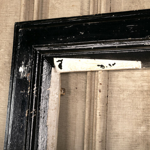 #43542 Salvaged Antique Cast Iron Fireplace Surround image 5