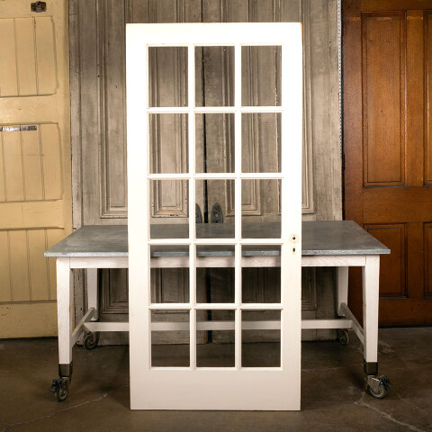 #43656 36x79 Salvaged 15 Lite French Entry Door image 5