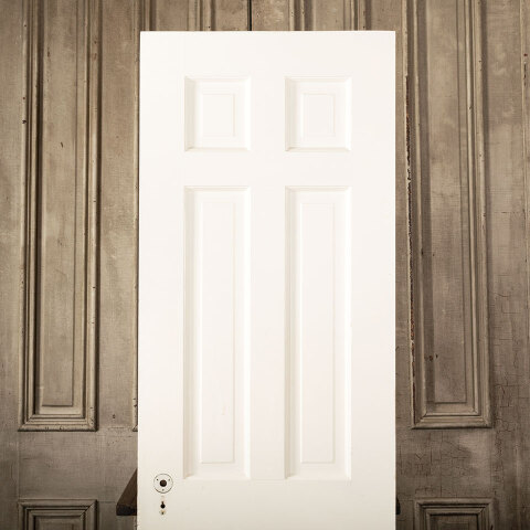 #43742 24x78 Salvaged Antique 6 Panel Interior Door image 5