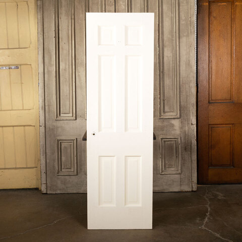 #43743 24x77 Salvaged Antique 6 Panel Interior Door image 4