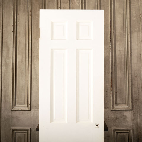 #43743 24x77 Salvaged Antique 6 Panel Interior Door image 2