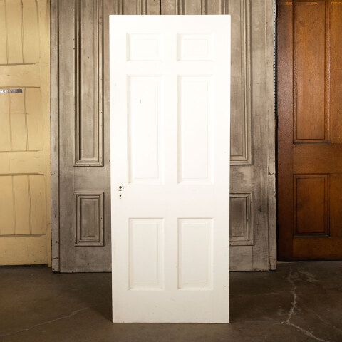 #43748 30x77 Salvaged Antique 6 Panel Interior Door image 5