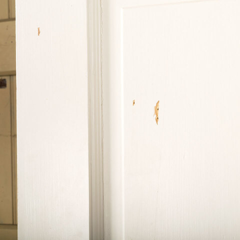 #43748 30x77 Salvaged Antique 6 Panel Interior Door image 8