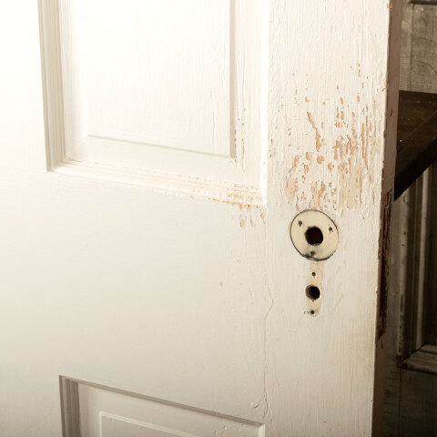 #43748 30x77 Salvaged Antique 6 Panel Interior Door image 4