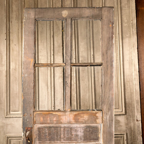 #43751 32x80 Salvaged 4 Lite 3 Panel Entry Door image 5
