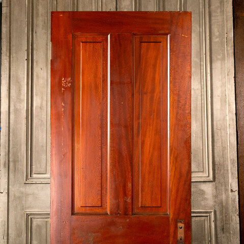 #43755 32x80 Salvaged 4 Panel Wood Interior Door image 2
