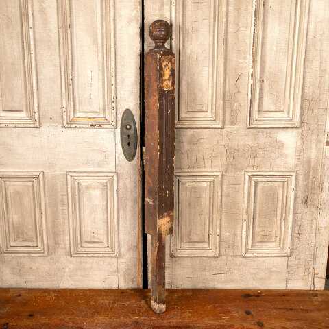 #43798 Salvaged Antique Staircase Newel Post image 5