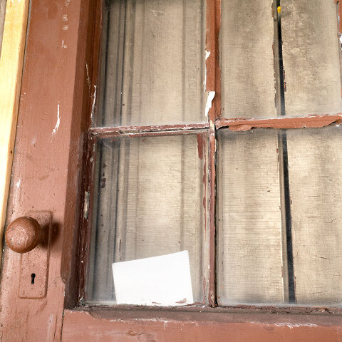 #43840 47x97 Arched Top 12 Lite Wood Dutch Door image 3