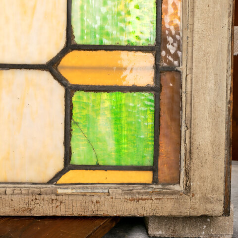 #43869 Salvaged Antique Stained Glass Window image 6