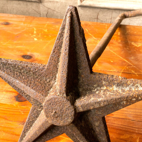 #43876 Salvaged Antique Cast Iron Building Star image 3