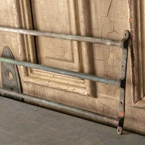 #43877 Antique Brass Door Security Guard Push Bar image 5