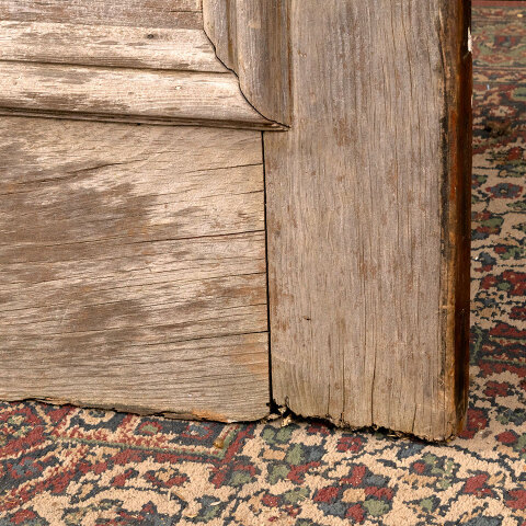 #43887 32x78 Salvaged Antique Half Lite Entry Door image 5