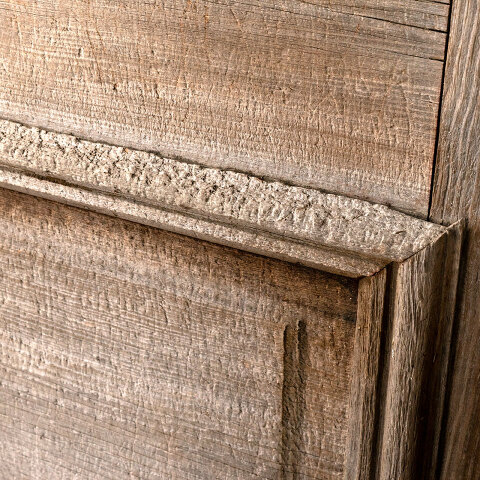 #43887 32x78 Salvaged Antique Half Lite Entry Door image 4