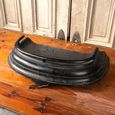 #43902 Antique Cast Iron Fireplace Fender image 2