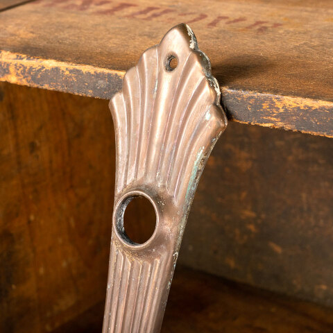 #43911 Salvaged Art Deco Doorknob Backplate image 3