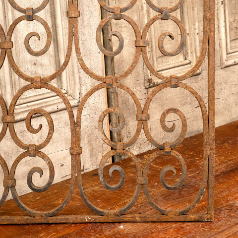 #43957 Salvaged Antique Wrought Iron Panel image 5
