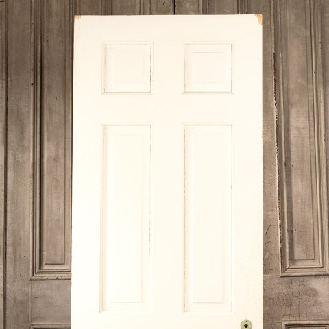 #43982 28x79 Salvaged Antique 6 Panel Interior Door image 2