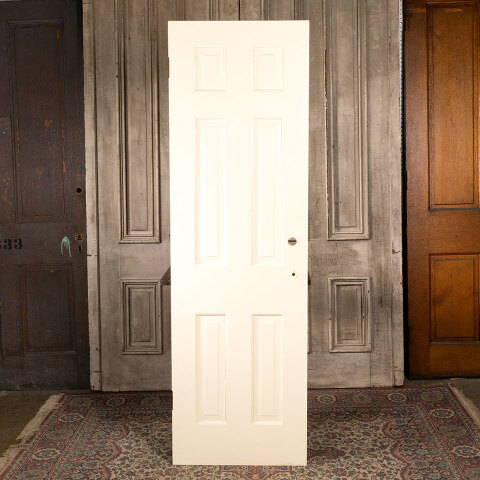#43983 24x78 Salvaged Antique 6 Panel Interior Door image 4