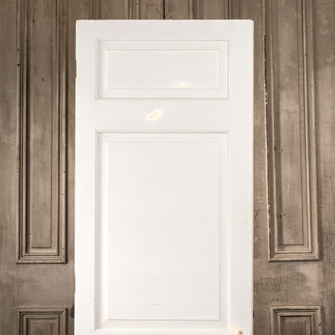 #43984 Salvaged Antique Wood 3 Panel Cabinet Door image 2