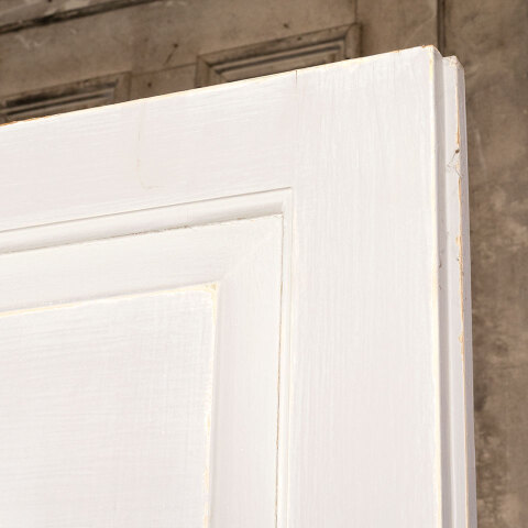 #43984 Salvaged Antique Wood 3 Panel Cabinet Door image 4