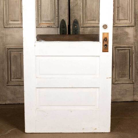 #43988 32x80 Salvaged Antique Half Lite Entry Door image 3
