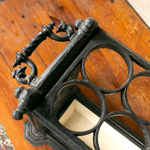 #44026 Large Victorian Gothic Umbrella Stand image 8