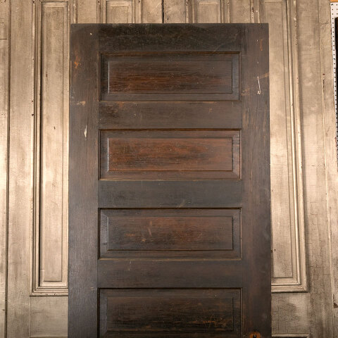 #44054 32x84 Antique 6 Panel Pine Interior Door image 2