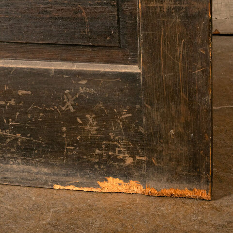 #44054 32x84 Antique 6 Panel Pine Interior Door image 4