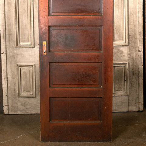 #44087 30x96 Antique 6 Panel Pine Interior Door image 6