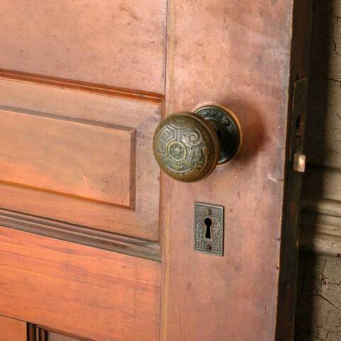 #44097 42x89 Antique Victorian Half-Lite Entry Door image 7