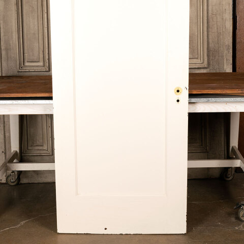 #44161 32x77 Salvaged Antique 1 Panel Interior Door image 3
