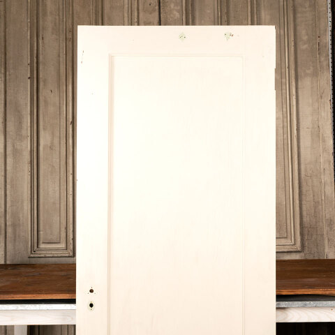 #44161 32x77 Salvaged Antique 1 Panel Interior Door image 5