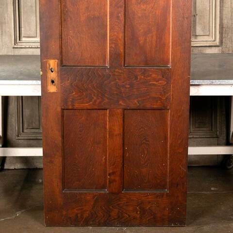 #44198 32x80 Salvaged Antique 6 Panel Interior Door image 6