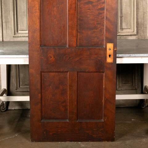 #44198 32x80 Salvaged Antique 6 Panel Interior Door image 3