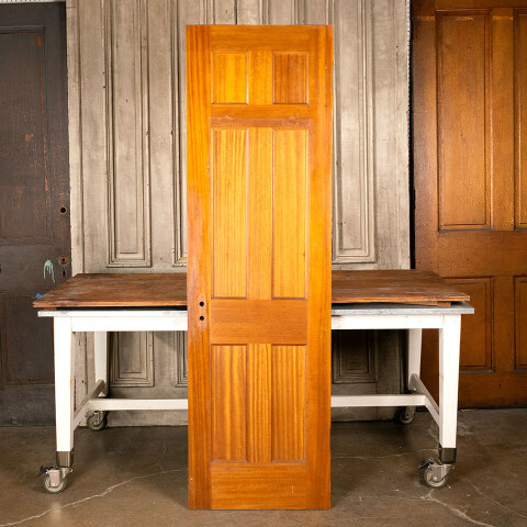 #44203 24x79 Salvaged Vintage 6 Panel Interior Door image 4