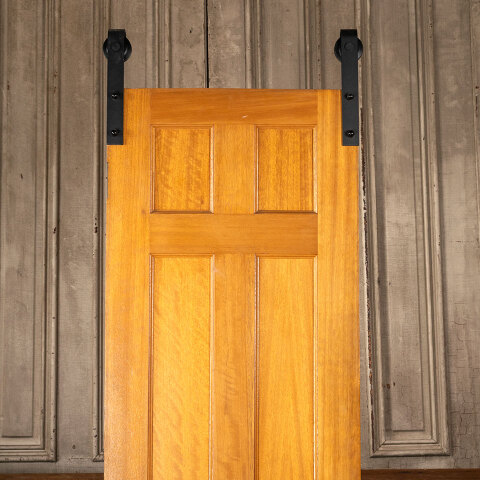 #44204 24x76 Salvaged Vintage 6 Panel Interior Door image 2