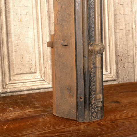 #44259 Salvaged Antique Cast Iron Fireplace Surround image 5